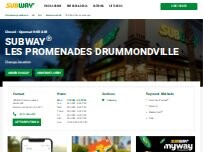 Website Screenshot Subway