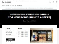 Website Screenshot The Shoe Company