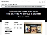 Website Screenshot The Shoe Company