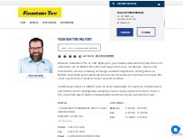 Website Screenshot Fountain Tire