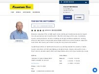 Website Screenshot Fountain Tire