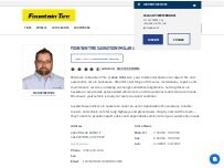 Website Screenshot Fountain Tire