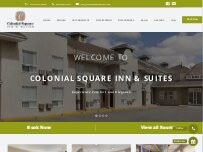 Website Screenshot Colonial Square Inn & Suites