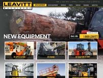 Leavitt New Equipment website screenshot
