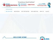 The Great Canadian Roof Doctor website screenshot