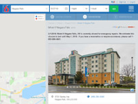 Motel 6 Niagara Falls website screenshot