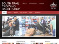 South Trail Crossing Barbershop website screenshot