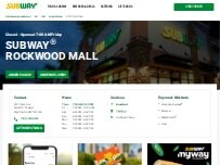 Website Screenshot Subway