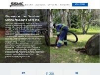 Website Screenshot Services Sanitaires Mario Céré inc