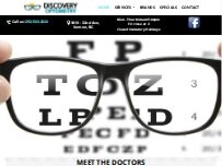 Website Screenshot Discovery Optometry
