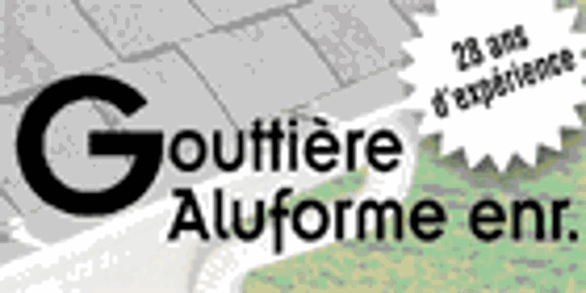 Gouttière Aluforme Enr Logo