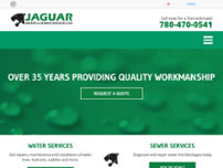 Jaguar Water & Sewer Services Ltd website screenshot