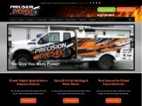 Website Screenshot Precision Diesel