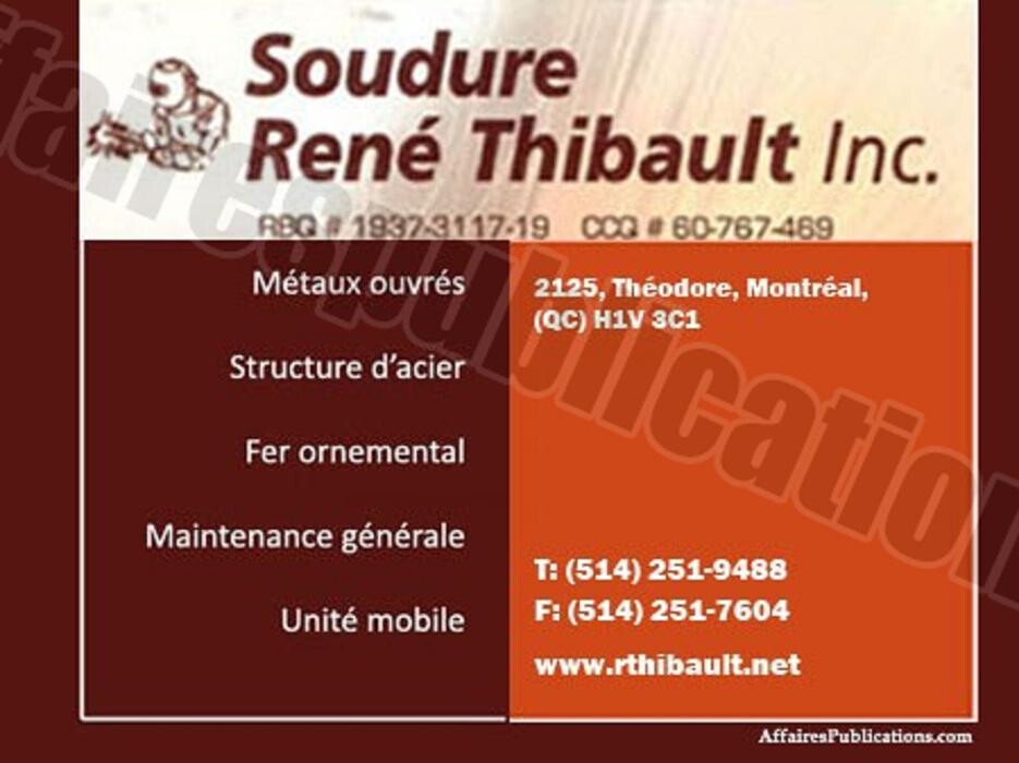 Images Soudure René Thibault Inc