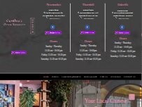 Website Screenshot Cynthia's Chinese Restaurant