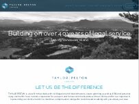 Website Screenshot Taylor Pelton Law Corporation