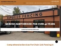 Website Screenshot Superior Fencing Ltd