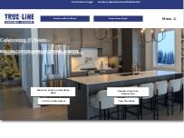 Website Screenshot True-Line Homes