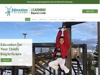 Website Screenshot Edmonton Academy