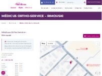 Website Screenshot Médicus Ortho-Service Rimouski