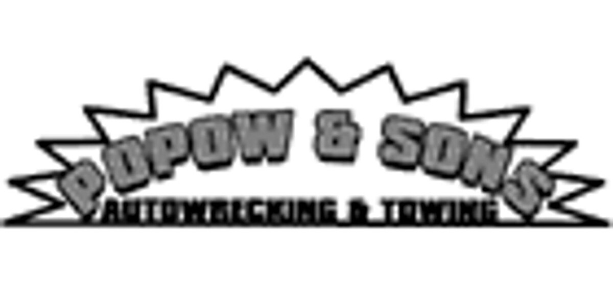 Popow's Auto Wrecking & Towing Logo