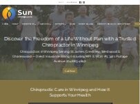 Website Screenshot Sun Chiropractic Centre