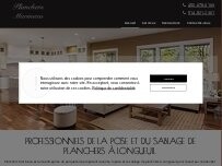 Website Screenshot Planchers Marineau Enr