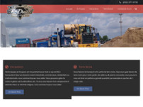 Duval F Excavation Inc website screenshot