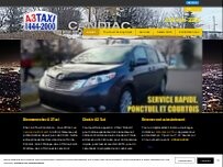 Website Screenshot A 3 Taxi La Prairie-Candiac