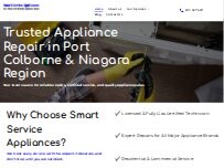 Website Screenshot Smart Service Appliances