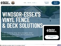 Website Screenshot Vinyl Yard Solutions Inc