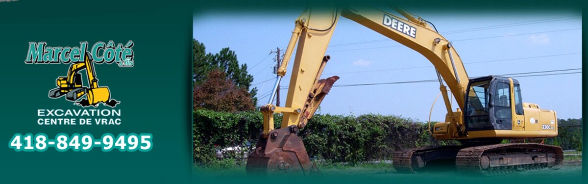 Images Excavation Marcel Côté & Fils Inc