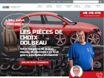 Website Screenshot Pièces De Choix Dolbeau