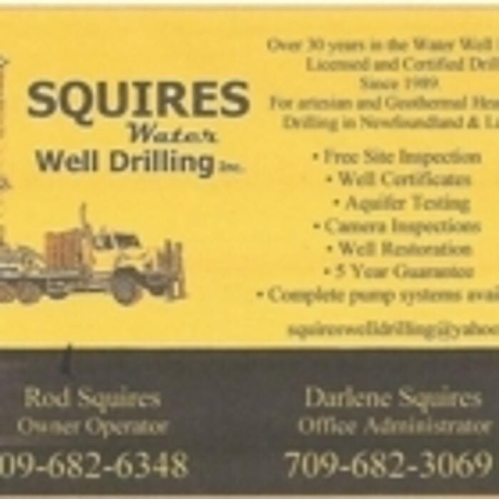 Images Squires Water Well Drilling Inc