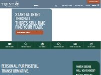 Website Screenshot Trent University Durham