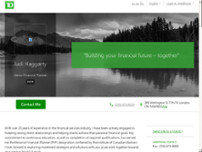Judi Haggarty - TD Financial Planner website screenshot