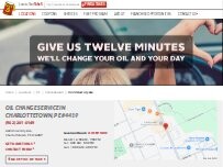 Website Screenshot Take 5 Oil Change