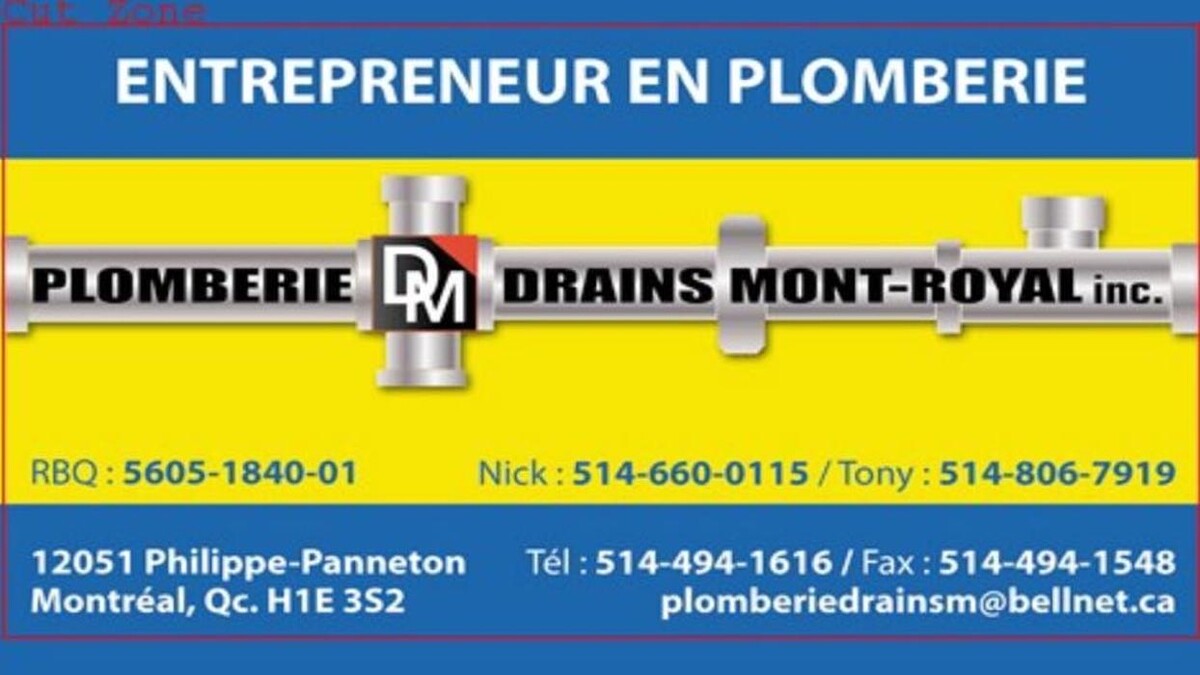 Images Plomberie Drains Mont-Royal