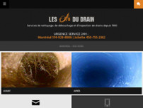 Les As Du Drain website screenshot