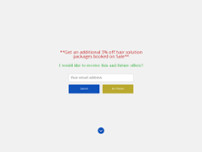Pacific Hair Extensions & Hair Loss Solutions website screenshot
