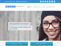 Wired Orthodontics website screenshot