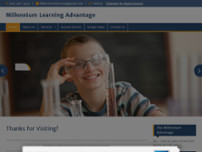 Millennium Learning Advantage website screenshot