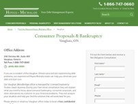 Hoyes, Michalos & Associates Inc. website screenshot