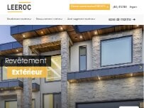 Website Screenshot Leeroc Brique et Pierre