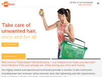 Tropicalaser website screenshot