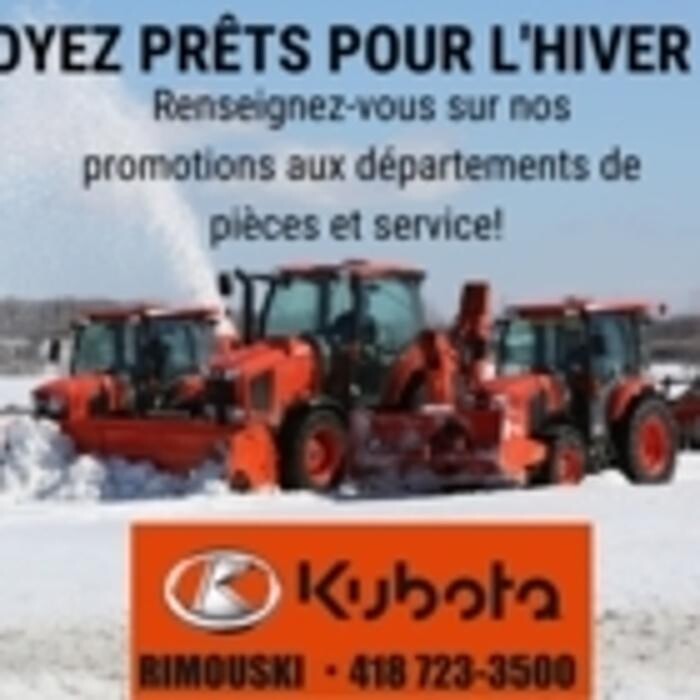 Images Kubota-Appelez Cam-Trac Rimouski