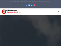 Edmonton Resume Services website screenshot