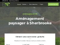 Website Screenshot Aménagement HR Inc