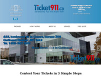 Ticket911.ca website screenshot