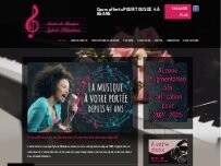 Website Screenshot Studio de Musique Sylvie Péladeau